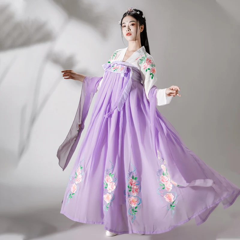 Традиционная китайская одежда для женщин платье ханьфу сказочное фольклорное