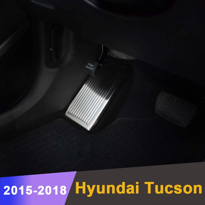 Автомобильная подставка для ног из нержавеющей стали Накладка педали коврик без