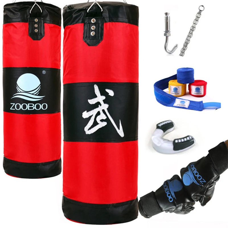 100 см тренировочный фитнес ММА боксерский Пробивной Мешок Спортивный Песочник