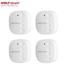 4 шт. волк-охранник 433 МГц Беспроводной двери окна магнит Сенсор детектор чувствительной для умного дома безопасности дома охранной сигнализации Системы