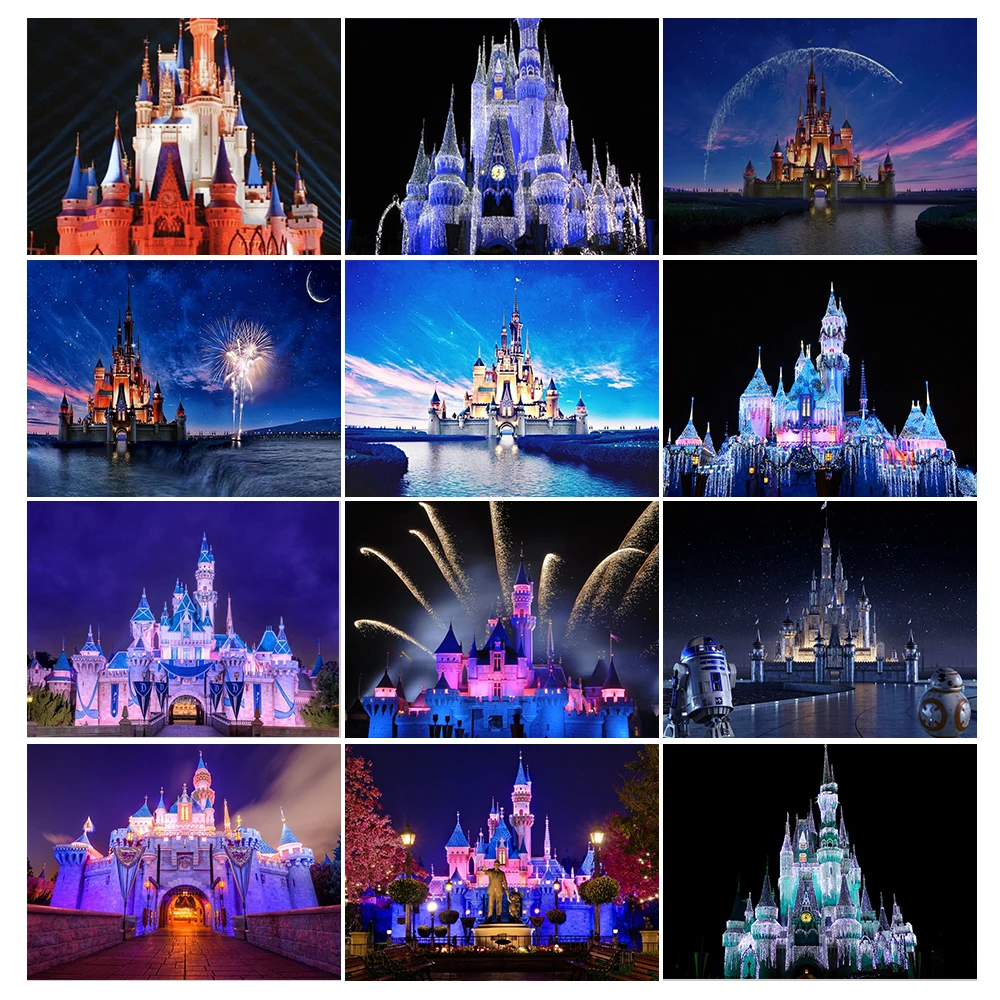 

NEW Diamond Painting Kit 5D DIY Full Diamond Embroidery Round/Square Inlaid Diamonds Castle Firework Cross Stitch Art Decoration