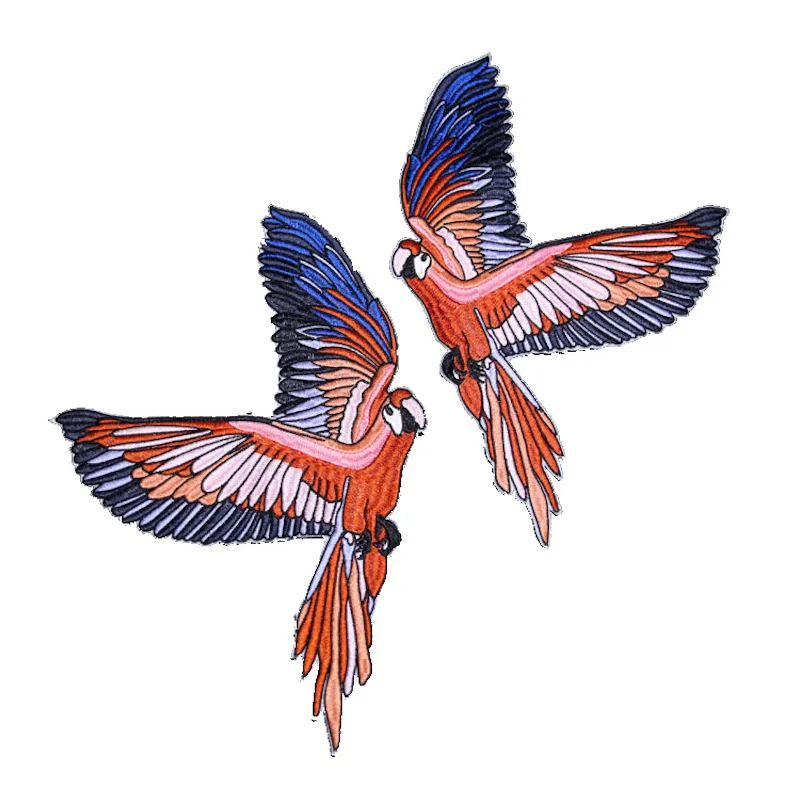 1 пара большой орел вышитые патчи железа на стикер для одежды аппликация вышивка