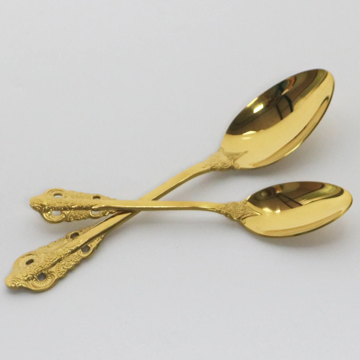 24 шт. серебристый цвет набор столовых приборов 304 нержавеющая сталь столовая