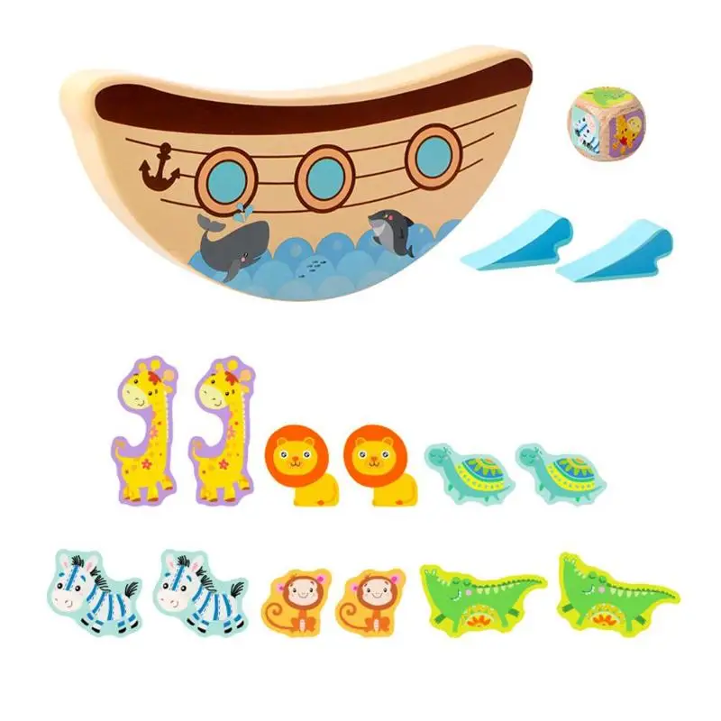 Деревянные блоки без запаха разрисованные деревянные лодка животное волнистая