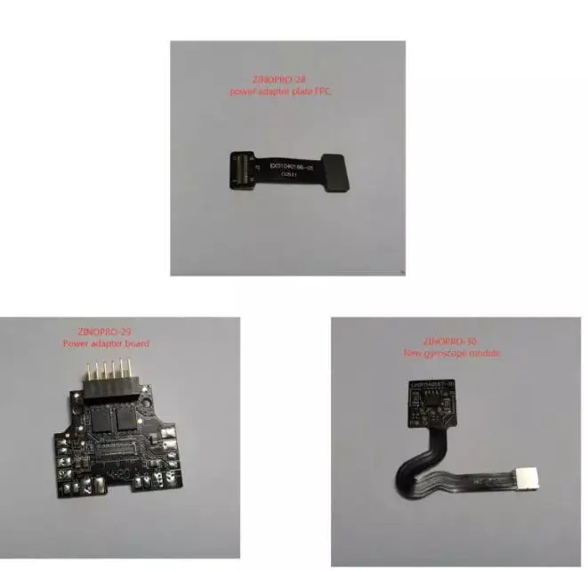 Hubsan Zino PRO + плюс запасные части ZINOPRO-30 новый гироскоп/ZINOPRO-28 Мощность переходная плата FPC / ZINOPRO-29 Мощность плата адаптера