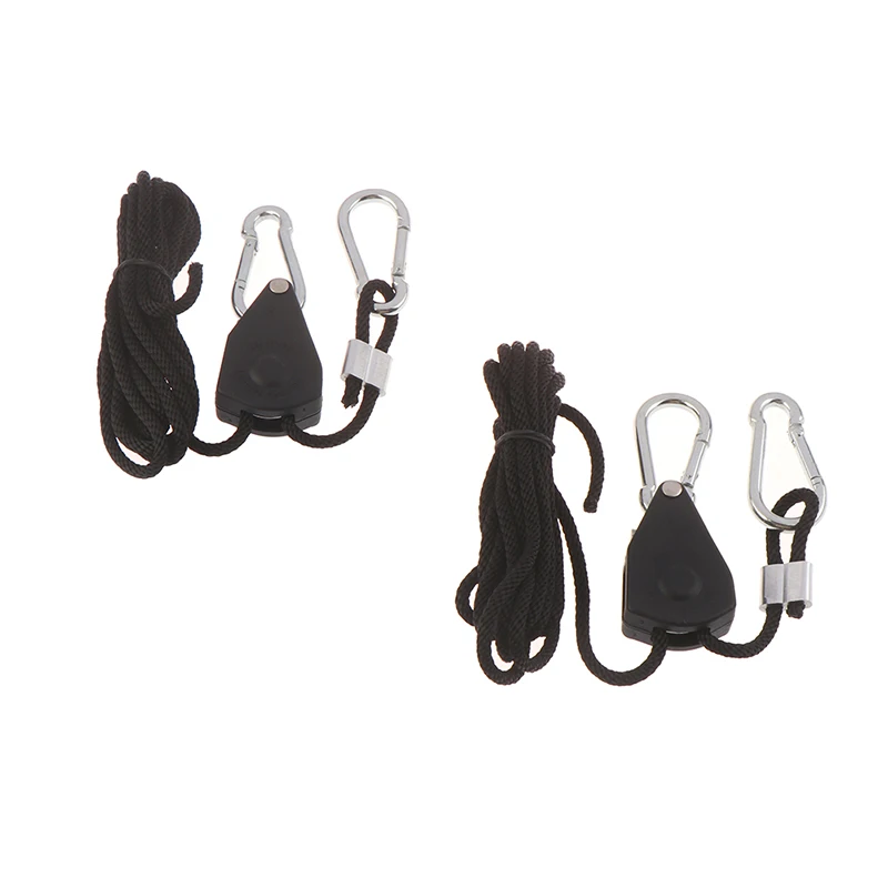 2 шт. регулируемые подъемники светильник вешалки веревка храповый отражатель