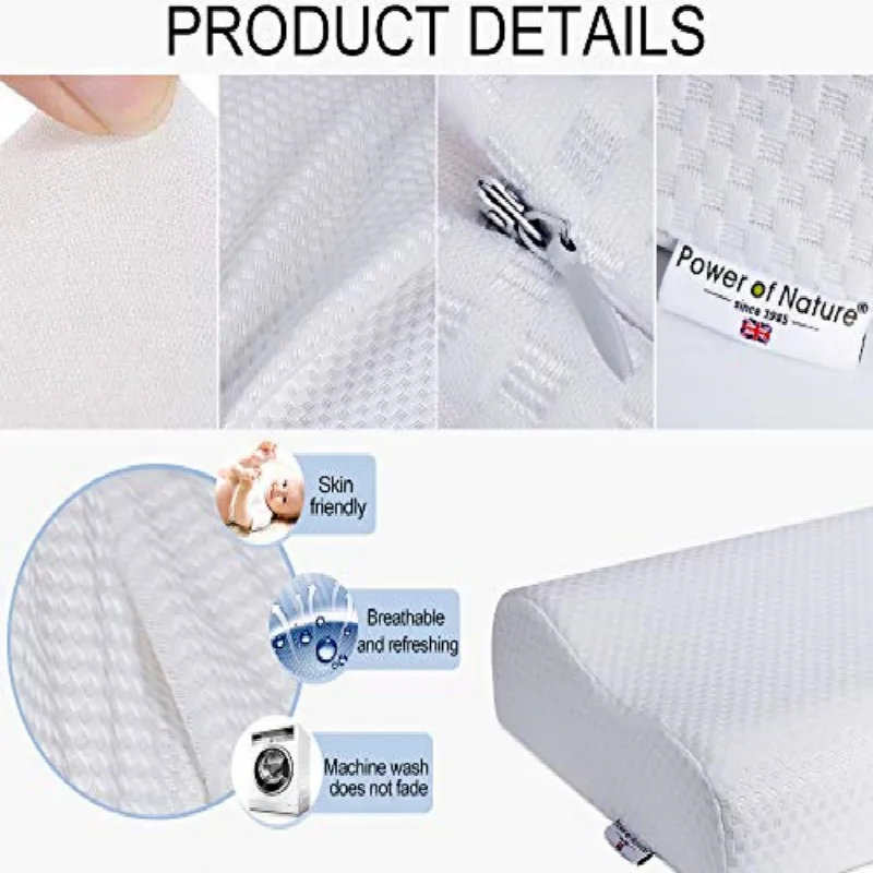 

Fashion Natural Memory Foam Contour Pillow, Neck Support, Cervical Spondylosis, A Comfortable Pillow That Helps Relieve Fatigue