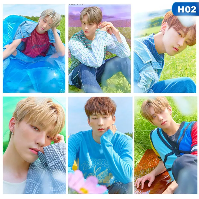02 26 шт./компл. k-pop SEVENTEEN новые альбомы Ode карты с кристаллами наклейки в виде автобуса Стикеры для альбомов самодельные бумажные карты - Цвет: 02
