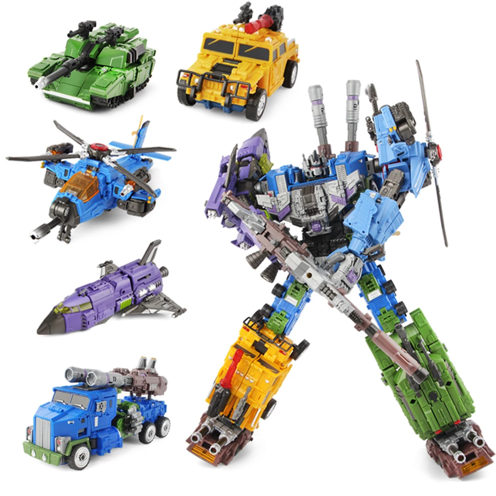 5 в 1 трансформирующийся робот автомобиль игрушки аниме Опустошитель самолет