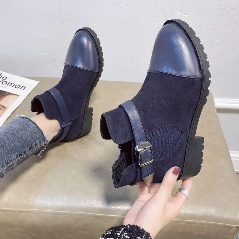 

Ladies Boots 2021 Winter Shoes Ladies Fashion Boots Suede Fashion Botas Mujer Waterproof XL 43 Winter Boots Women's Boots