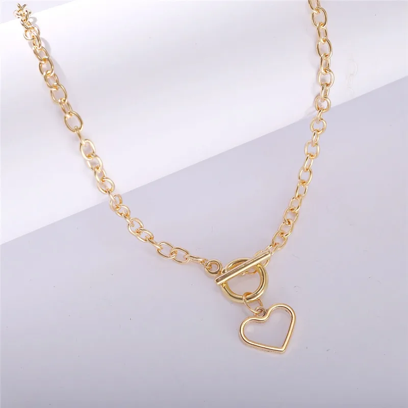 Женское Ожерелье из кубинской цепи массивное ожерелье в стиле панк 2020 | Украшения