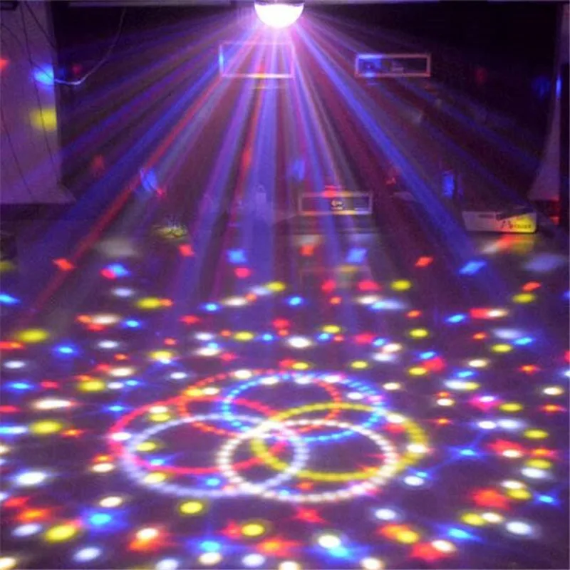 9 цветов Хрустальный волшебный шар светодиодная сценическая лампа 21 режим