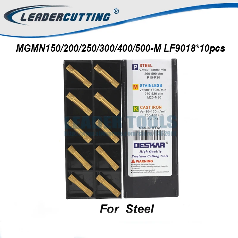 MGMN150 MGMN200 MGMN250 MGMN300/400 MGMN500 M LF9018 * 10 шт. твердосплавные вставки для пазов MGEHR/MGIVR