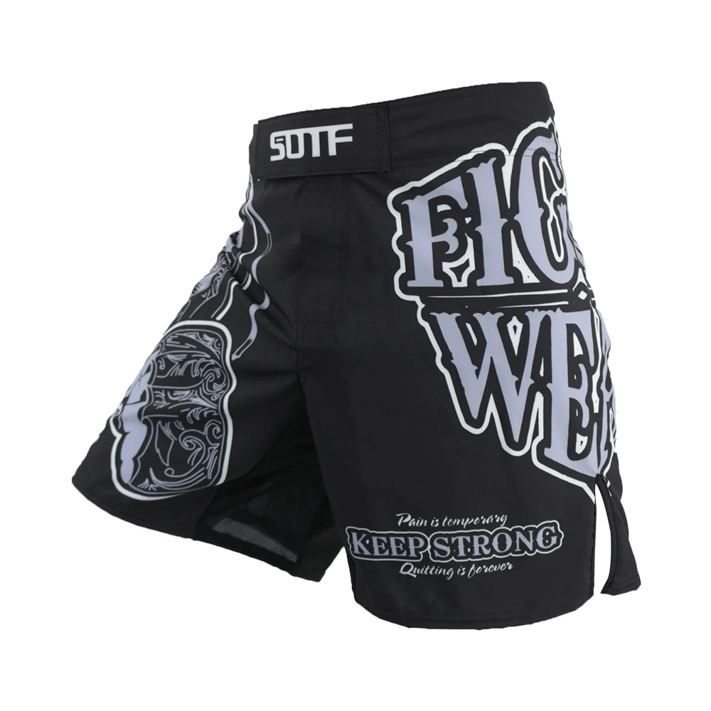 SOTF MMA геометрические технологии змеиная голова фитнес дышащие боксерские шорты