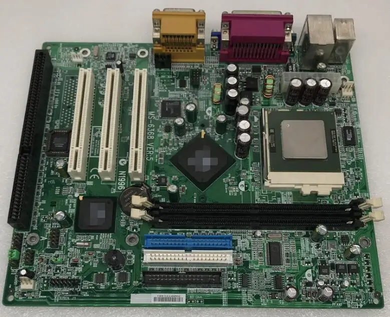100% оригинальная Рабочая материнская плата 8601T ISA с 3PCI VGA LPT 1 слот P3 CPU промышленная