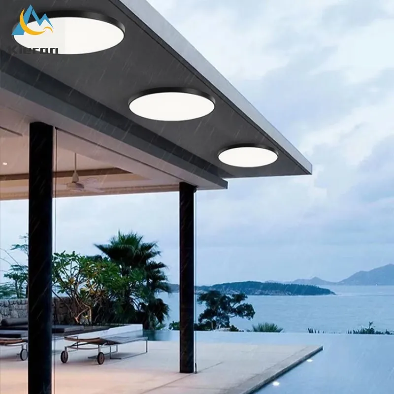 

Современная простая яркая акриловая Светодиодная потолочная лампа, Светильники для потолка в ванную, столовую, гостиной, украшение Водонеп...