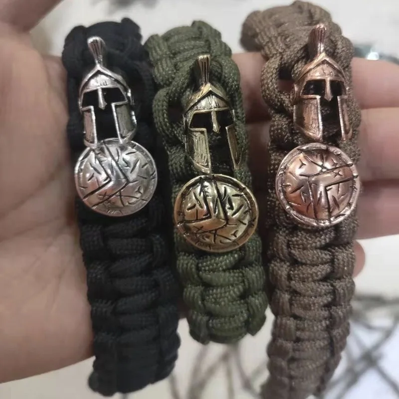 1 комплект бусы на веревочке DIY подвеска с пряжкой для ремней ножа металлические