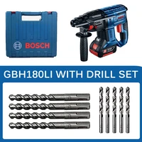 Bosch Electric Impact Drill Four Pits Lithium Rechargeable Powerful Wireless Multi-function Household 18V Electric Hammer Drill