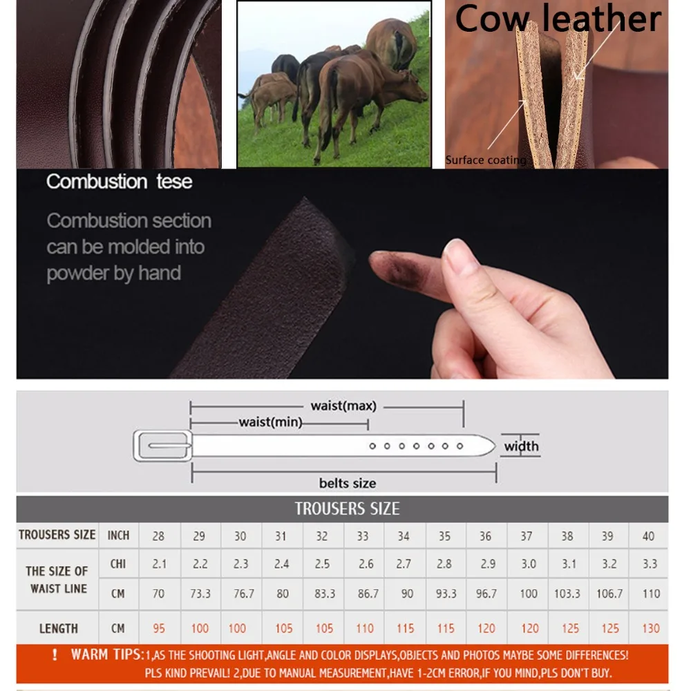 

Women's strap casual all-match Women brief genuine leather belt women strap pure color belts Top quality jeans belt