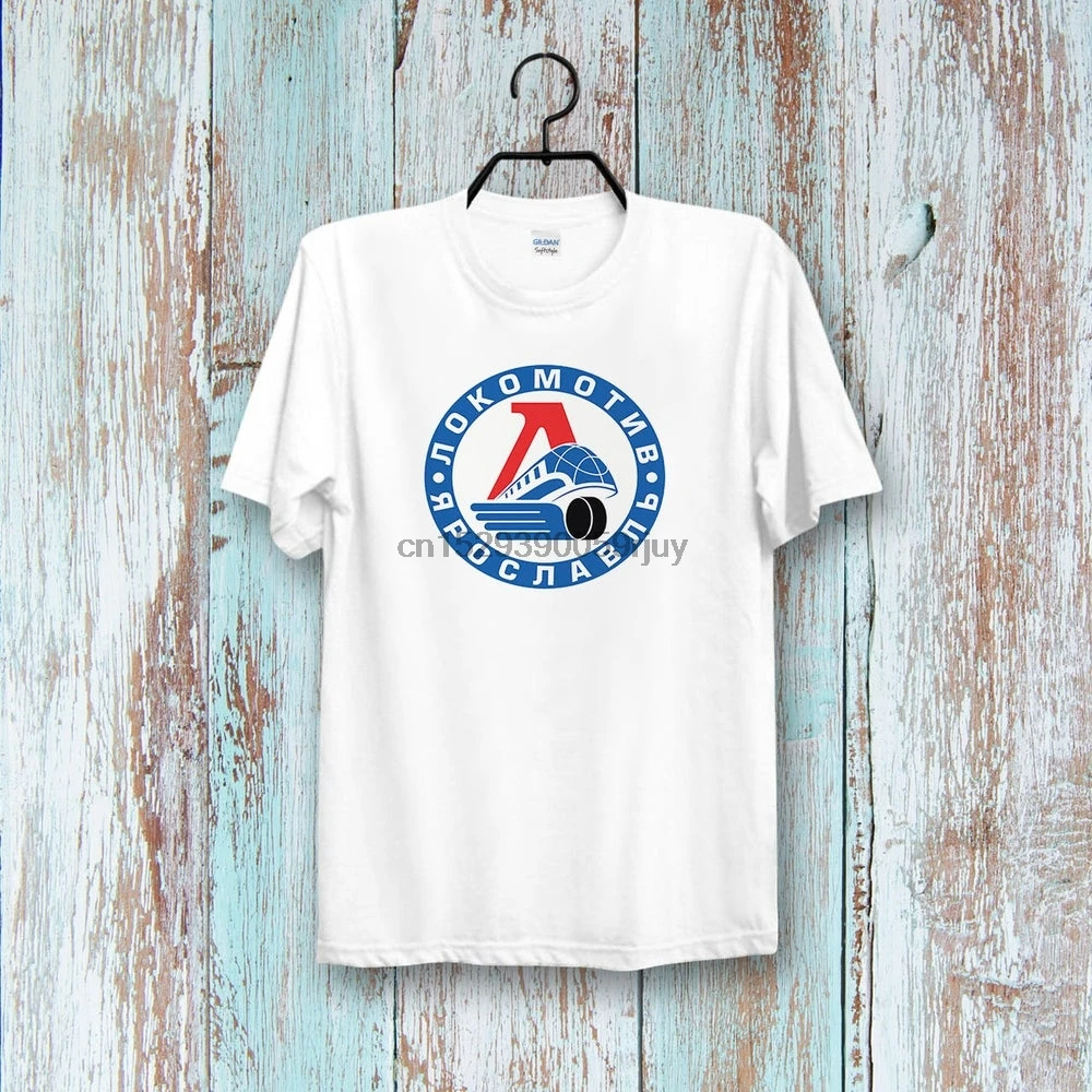 Lokomothv Yaroslavl ice hokey Россия Москва футболка Topintage Унисекс Женская Винтажная Футболка