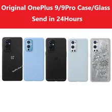 LE2123 Original OnePlus 9 Pro Case Unique Bumper Official Protection Hard Covers Sandstone Armor Rock Gray Karbon Bumper