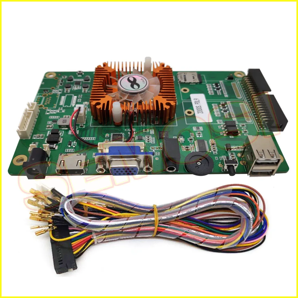 1660 в 1 игровая коробка 9 PCB 2600 с кабелями Pandora аркадный шкаф с 3 в 1 языком-китайский, английский, корейский для аркадной консоли