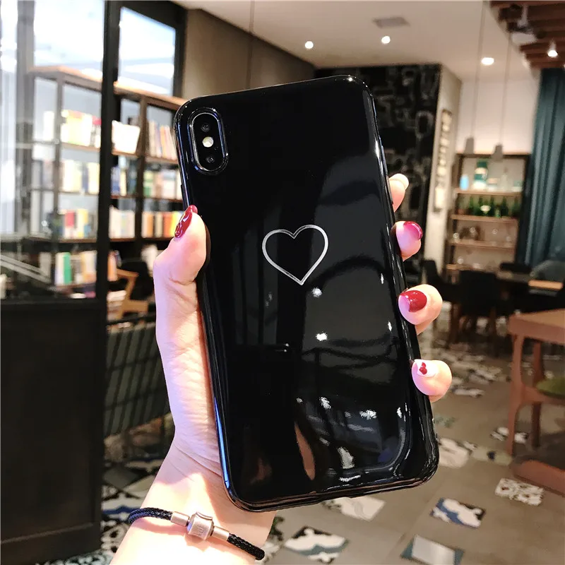 SJ7301 Black USLION силиконовый чехол с перьями для iPhone 7 8 Plus 11 Pro Max XR Xs чехлы для телефонов с буквами для iPhone X 8 7 6 6S Plus Мягкий чехол из ТПУ - Цвет: SJ7301 Black