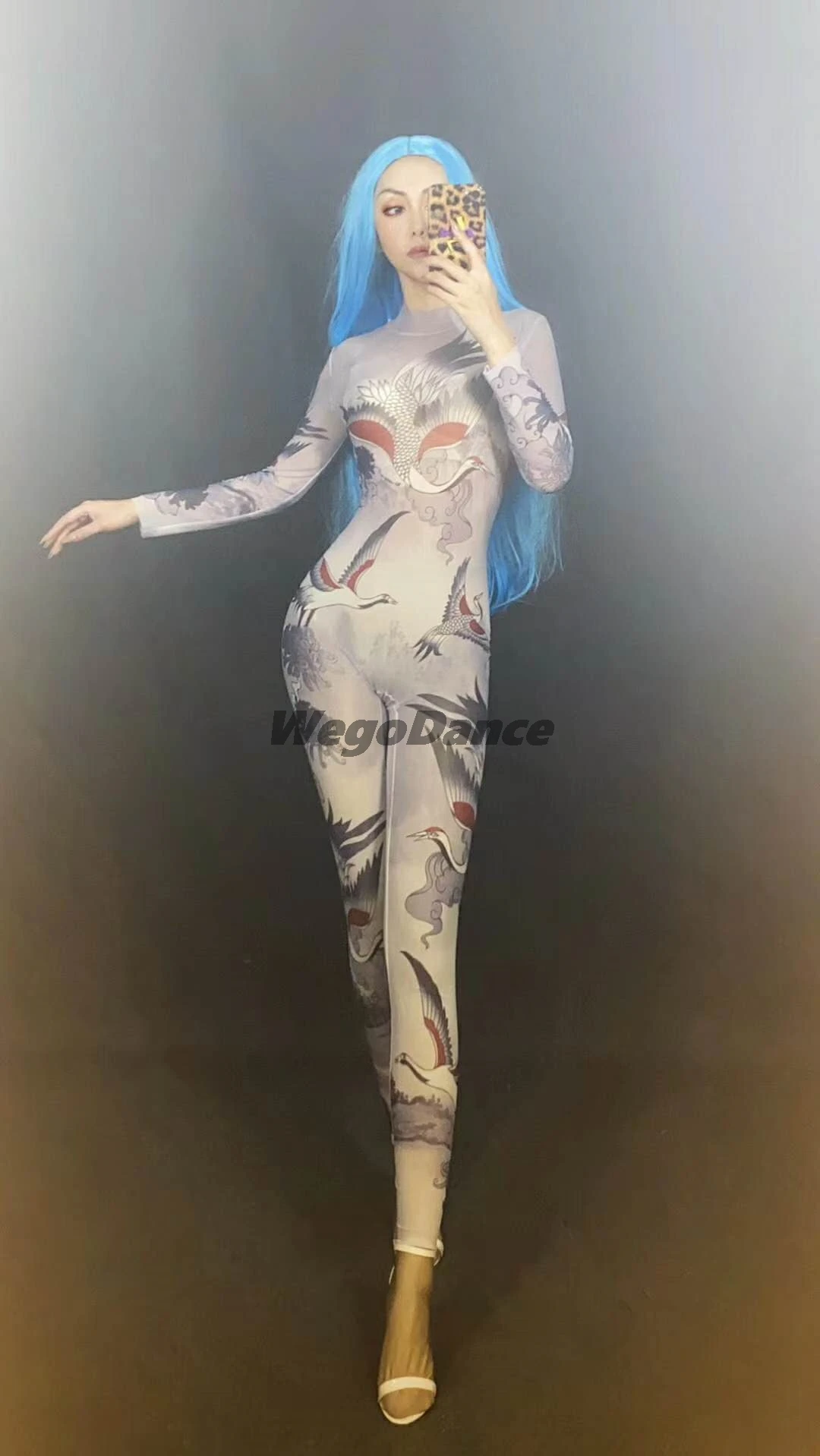 Сексуальный комбинезон для ночного клуба боди вечерние женский с обнаженной