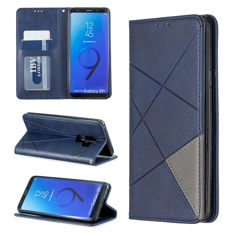 Модный чехол для Samsung S9Plus S10E S10Plus S10 S9 телефона из искусственной кожи A7 2018/A750 J4 PLUS J6