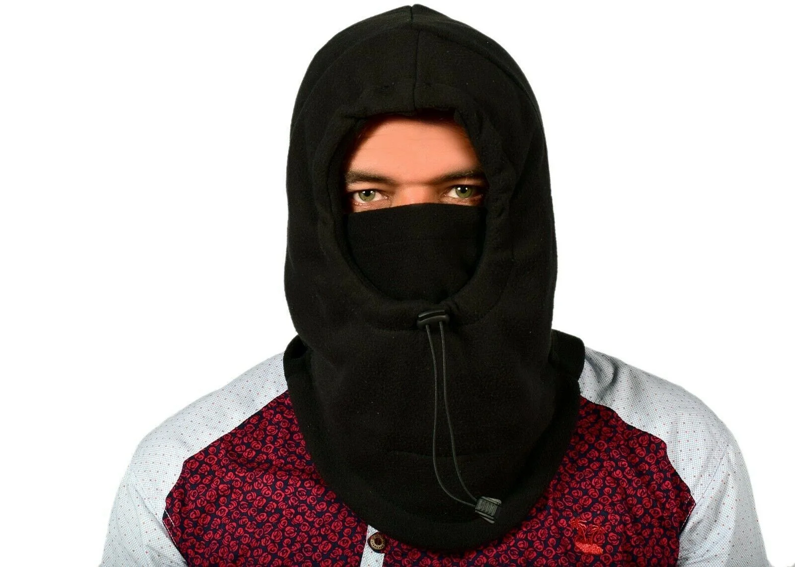 

Winter Thermal Fleece Scarf Ski Face Mask Neck Warmer Snood Hood Hat