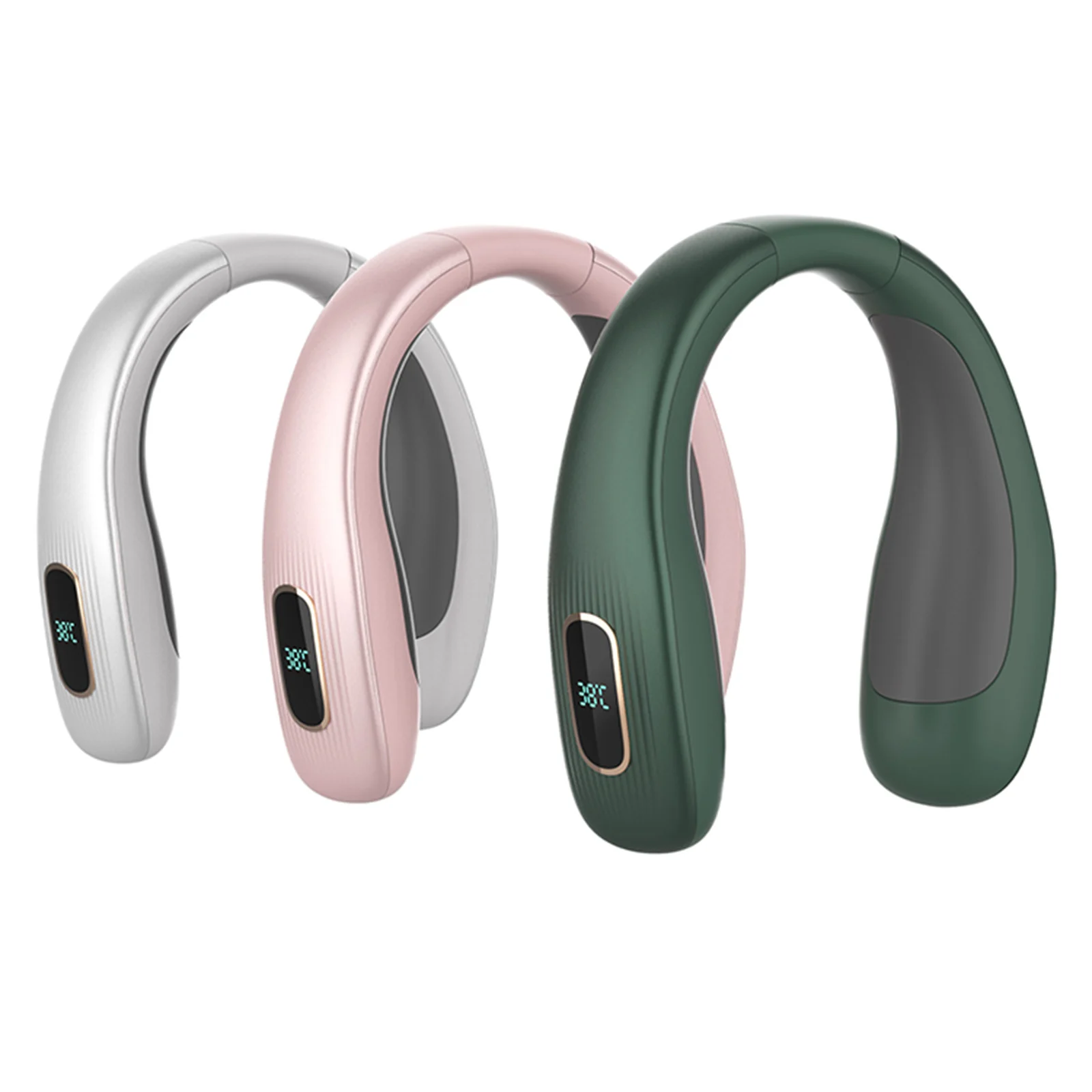 USB Перезаряжаемый висячий шейный обогреватель Электрический цифровой дисплей