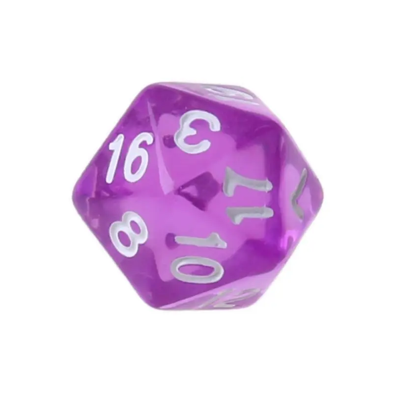 

7-Dice Sided D4 D6 D8 D10 D12 D20 Magic-the-Gathering RPG Poly Game Set