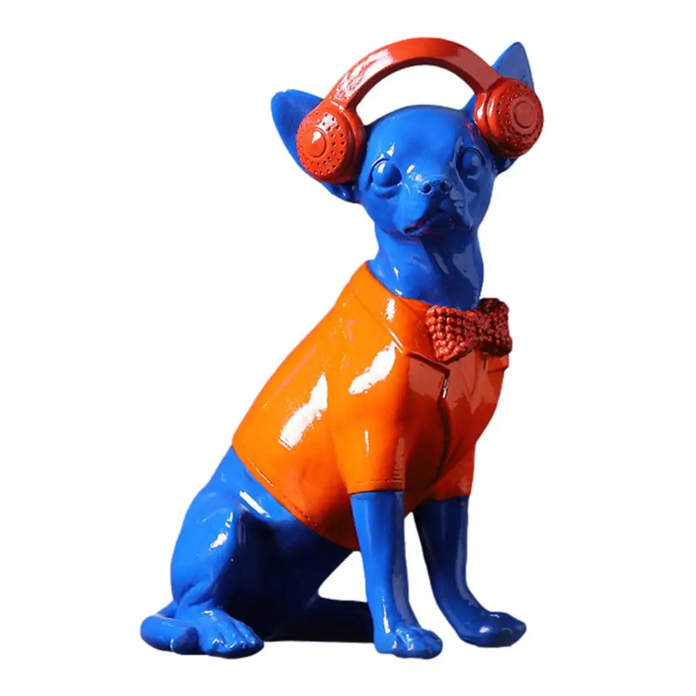 

Standing Animal Male Figurine Unique Street Art Finish Collectable Ornament For Dog Lovers And Animal Figurine Collectors
