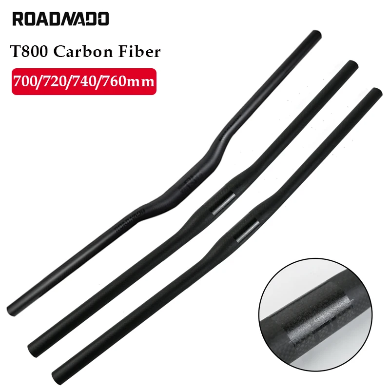 

T800 Full Carbon MTB Bike Handlebar Mountain Bicycle Handlebar 31.8*700/720/740/760mm Light Weight 3K Matte Riser Flat Bar