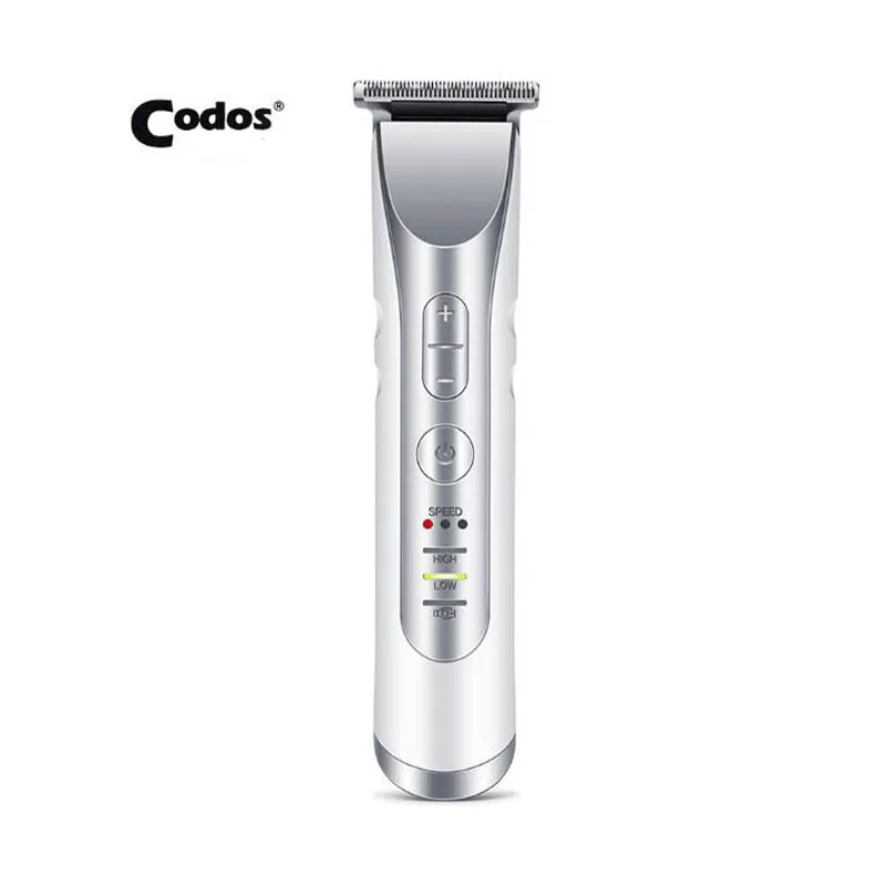 chc 338 professional barber hair clipper oil head  hair carving rechargeable Hair Clipper haircut machine low noise LED display