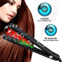 infrared ironing hair straightener curler professional straightening curling iron electric ceramic hair care salon styling tool