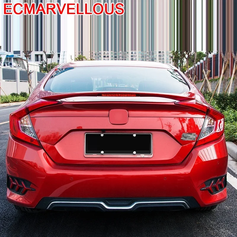

Decoration Accessories Aileron Voiture Tuning Rear Aleron Trasero Car Roof Wing Spoiler 10th Generation FOR Honda Civic