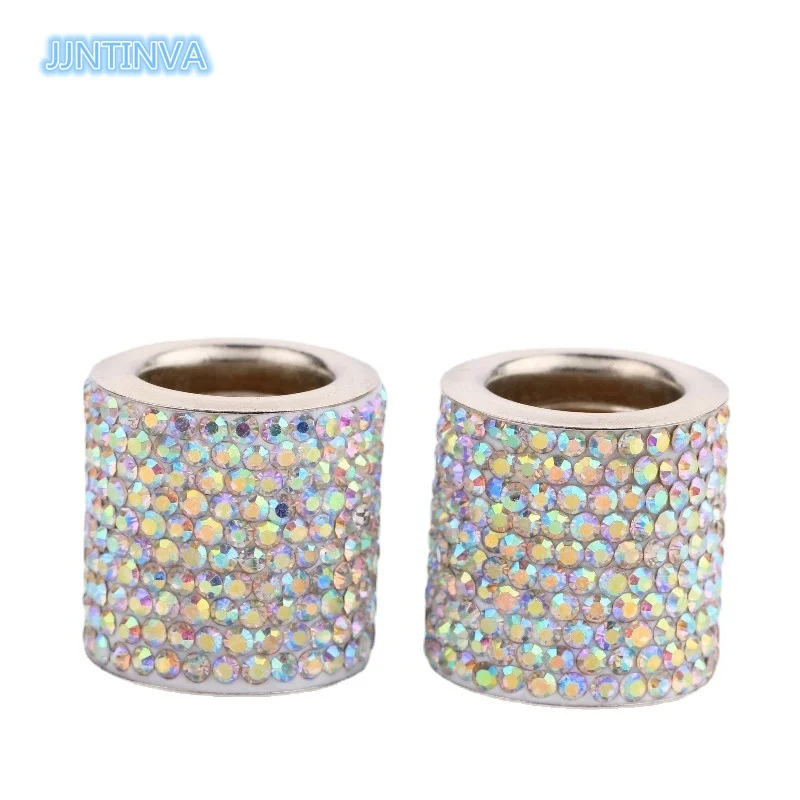 

Car Headrest Decoration Ring, Seat Decoration Products, Creative Diamond-studded Car Pillow Decoration.2Pcs