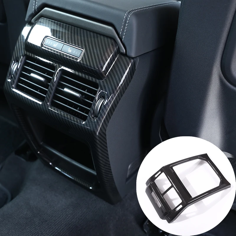 

Car Rear Exhaust Air Vent Trim For Land Rover Range Rover Evoque 14-18 ABS Rear Air Outlet Vent Panel Frame Trim Car Decoration