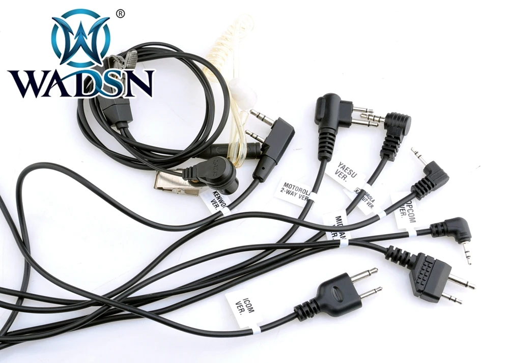 

Тактическая акустическая гарнитура в стиле ZFBI, прозрачный катетер PTT, высокочувствительные микрофоны, гарнитура Ptt WZ129, аксессуары