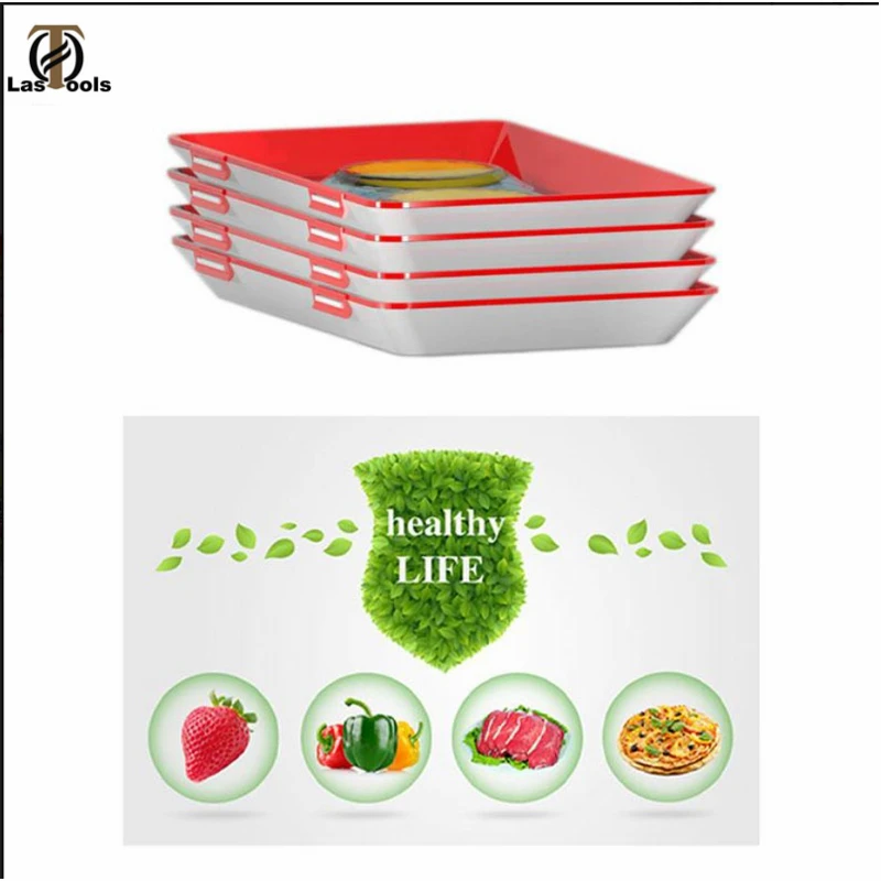 Умный поднос для хранения продуктов креативный пищи пластиковый контейнер набор