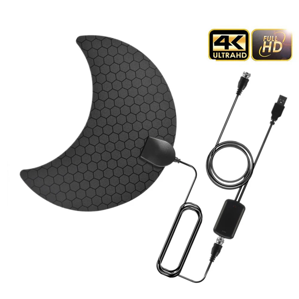 

Digital HDTV Antenna with Amplifier DVB-T2 Indoor 3000 Miles Range Signal Booster TV 4K HD Satellite Aerial Signal Receiver