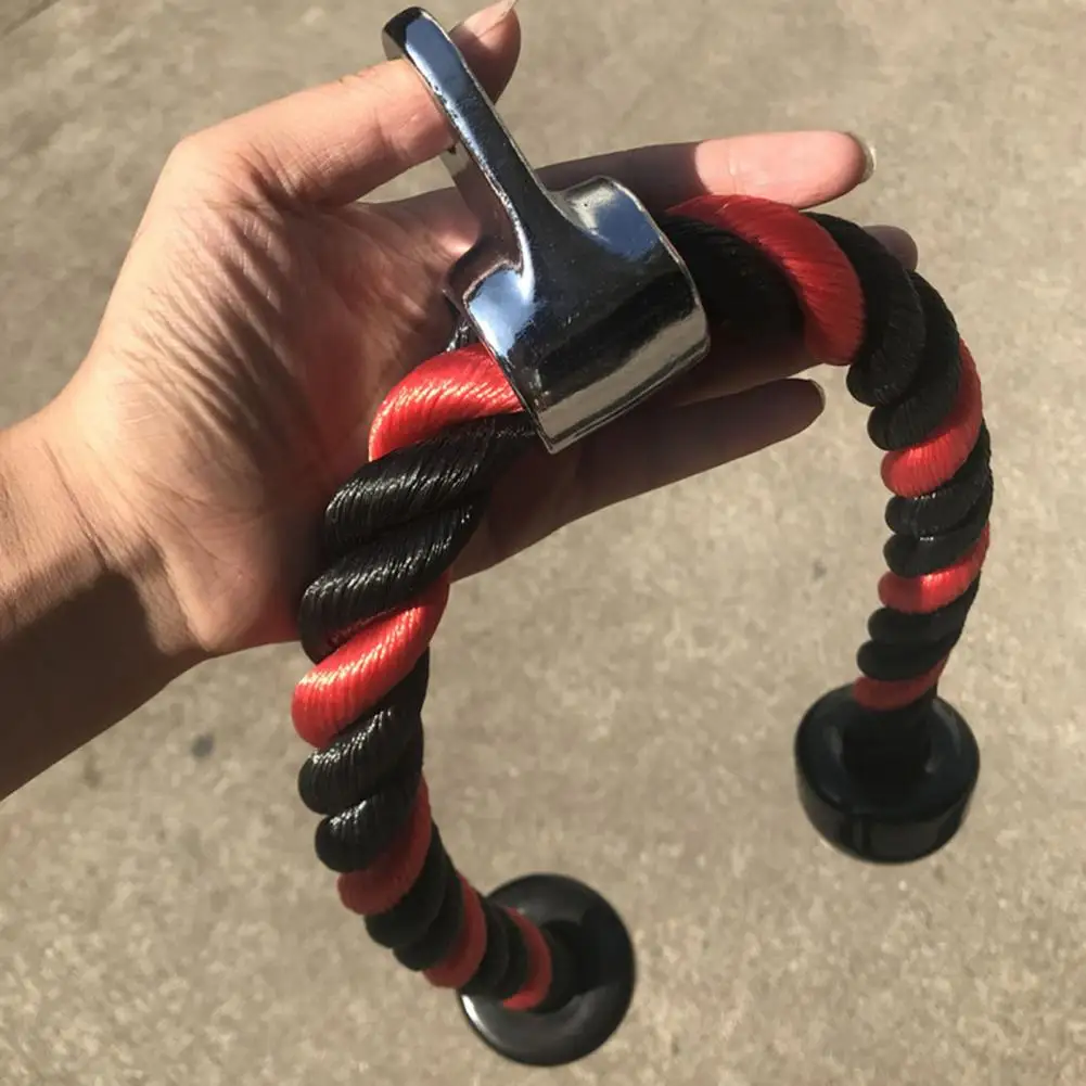 

68cm Colorful Triceps Rope Pull Down Cord Heavy Duty Rope set for Home Gym Bodybuilding Exercise Gym Workout Fitness