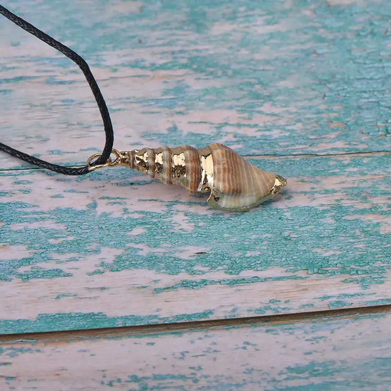 style 4 DIY Морское ожерелье Nautilus морской пляжный Декор натуральный Раковины ракушки Средиземноморский стиль морской раковины лучшие подарки для женщин - Цвет: style 4