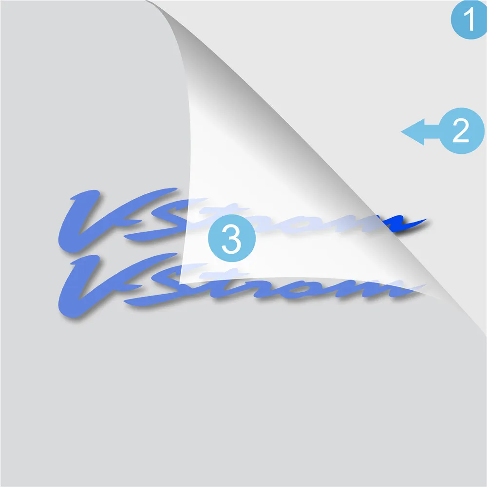 

For SUZUKI V-STROM v strom motorcycle tail box stickers Beak Fender Decal Shock absorber decals Decals Reflective Waterproof