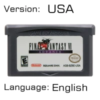 VI Advance USA 32 бит видеоигры картридж Консоли Карты для nintendo GBA Final Fantas серии ЕС/США издание - Цвет: VI Advance USA