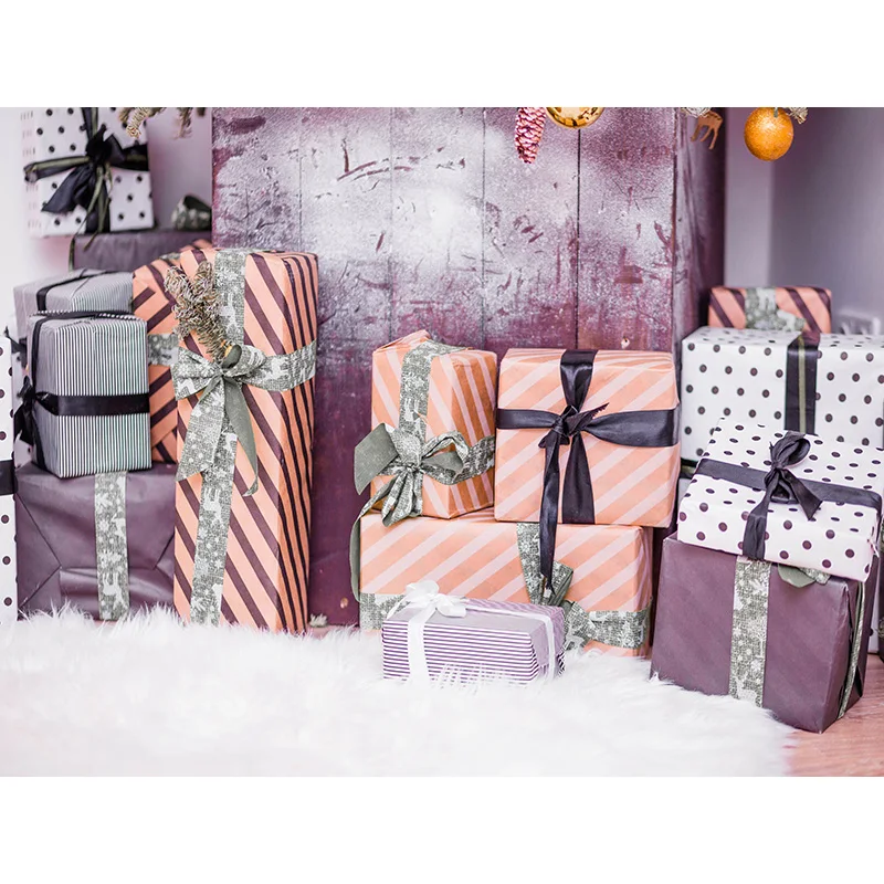 

ZHISUXI Vinyl Christmas Day Backdrops Prop Christmas Tree Festival Theme Photo Studio Background 201012SHT-04