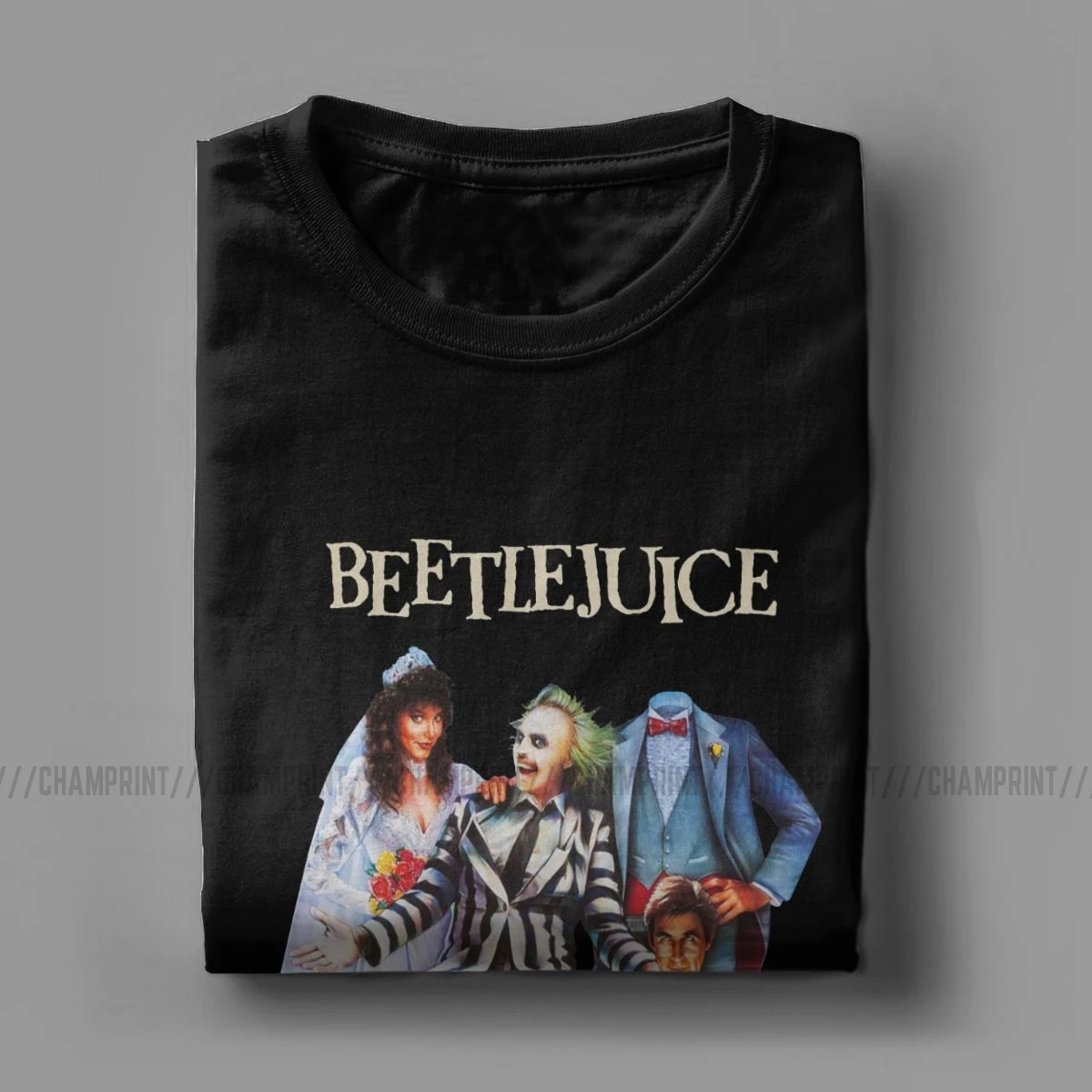Beetlejuice фильм ужасов футболка для мужчин крутые хлопковые футболки с круглым