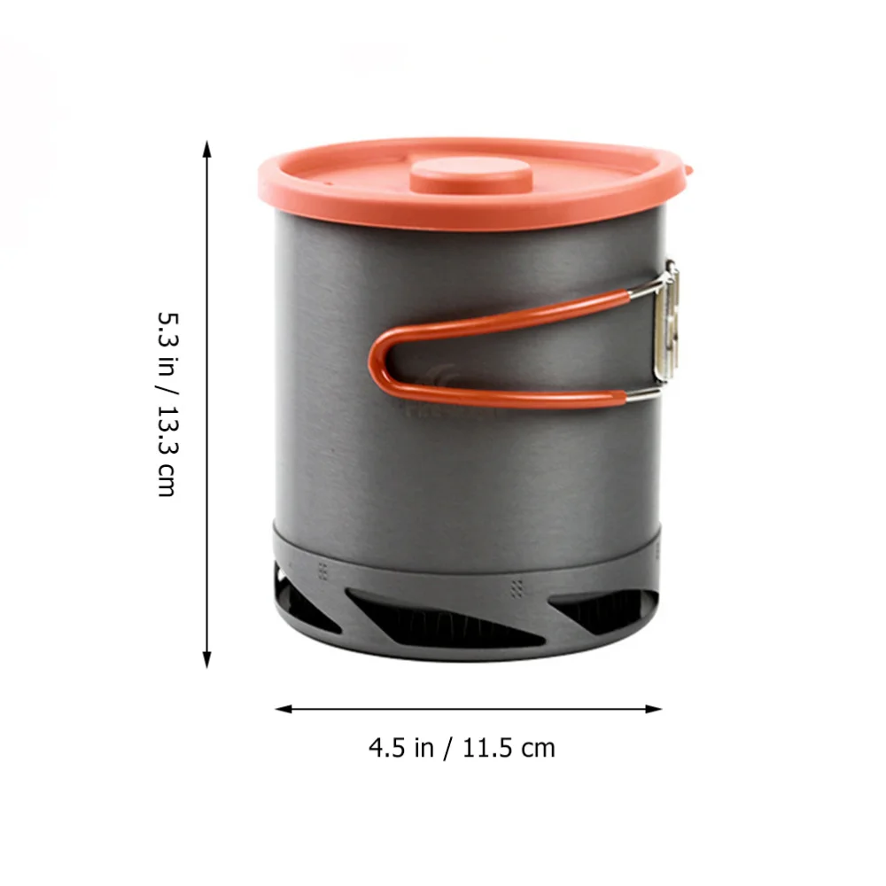

Camping Cooking Pot Portable Outdoor Tableware Foldable Single Pot Cooking Tool