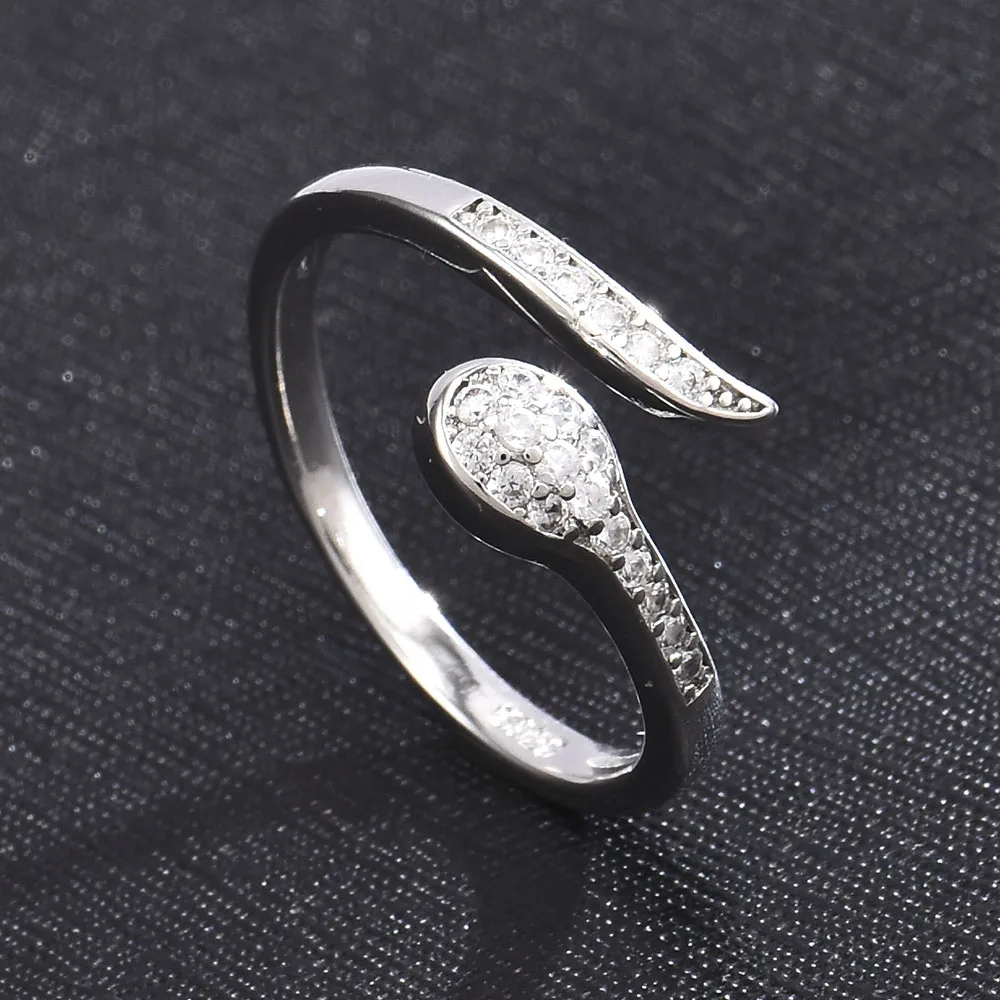 

New Trendy Hot Sale European and American Fashion Animal Opening Adjustable Ring Creative Popular Wild Snake Ladies Jewelry